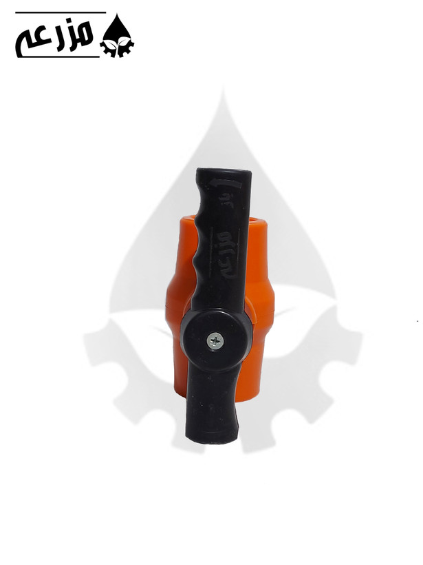 شیر توپی پلیمری دو سر دنده داخل مزرعه (دسته پلیمری) 1/4_1 * 1/4_1