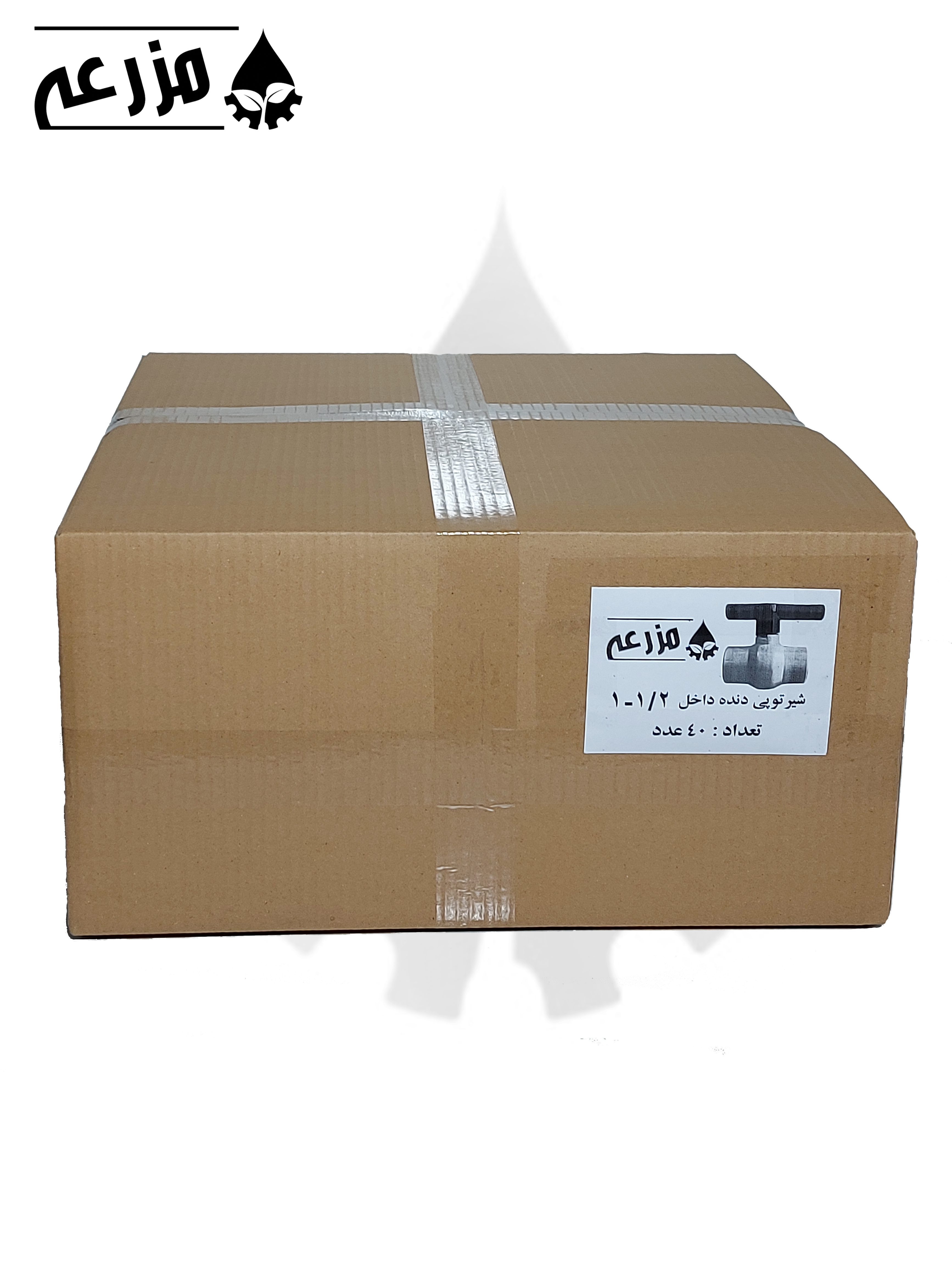شیر توپی پلیمری دو سر دنده داخل مزرعه (دسته پلیمری) 1/2_1 * 1/2_1