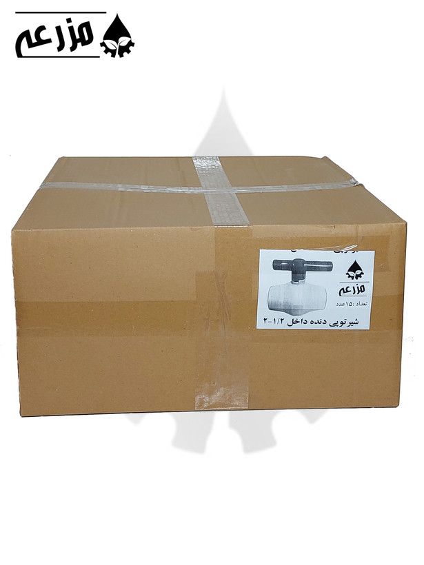 شیر توپی پلیمری دو سر دنده داخل مزرعه (دسته پلیمری) 1/2 2 * 1/2 2