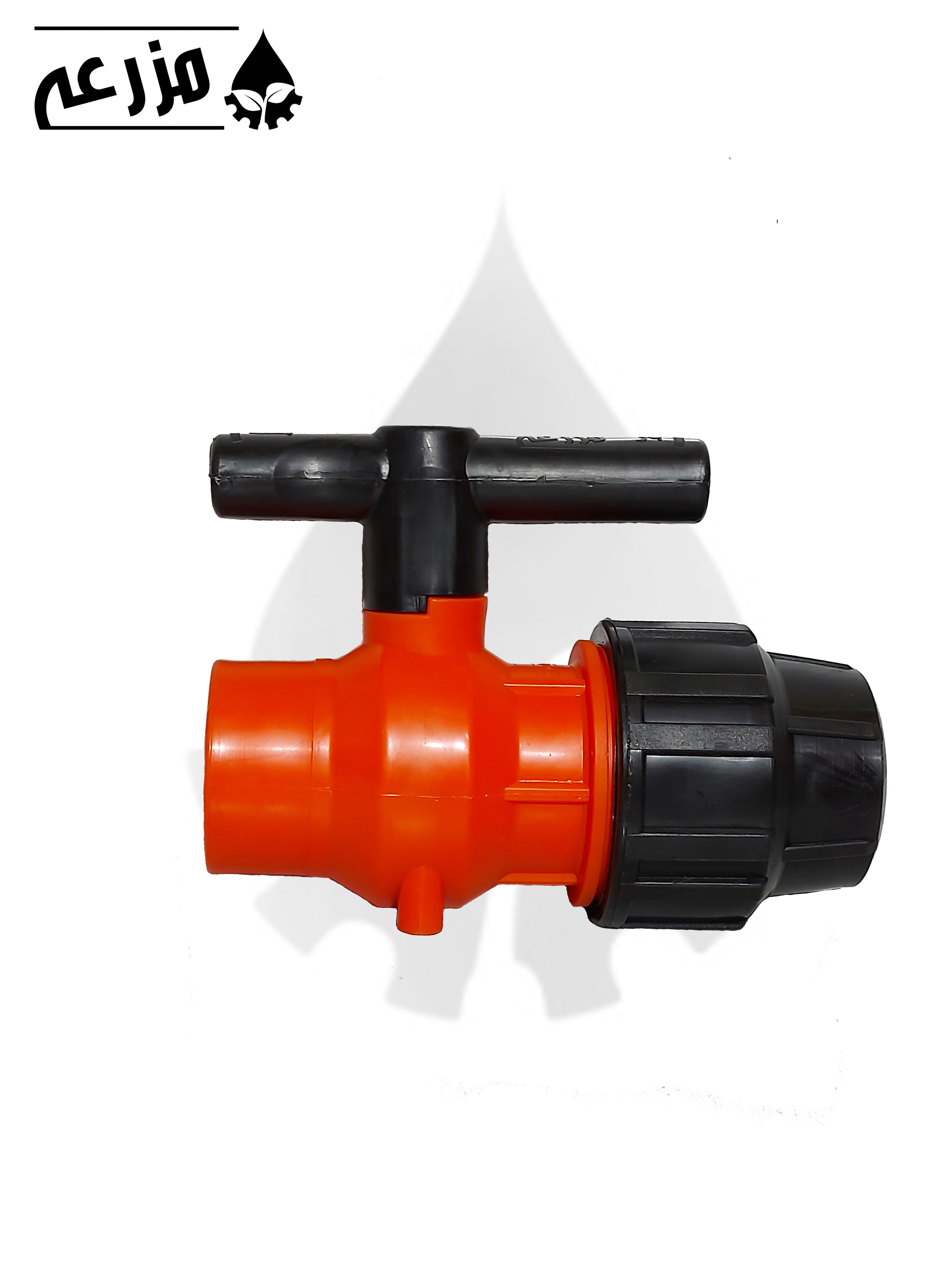 شیر توپی یک سر رابط و یک سر دنده داخل 2 * 63