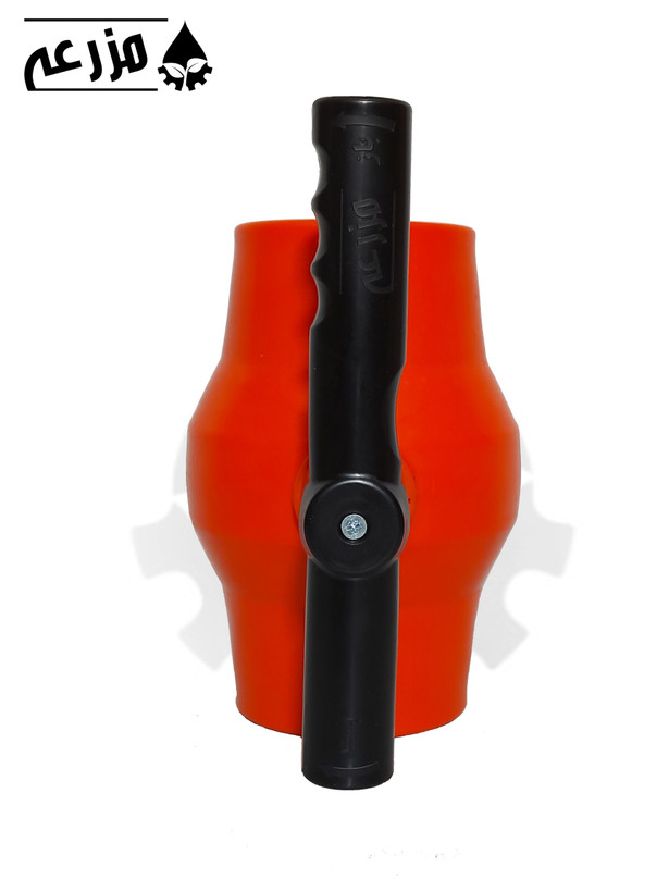 شیر توپی پلیمری دو سر دنده داخل مزرعه (دسته پلیمری) 3 * 3