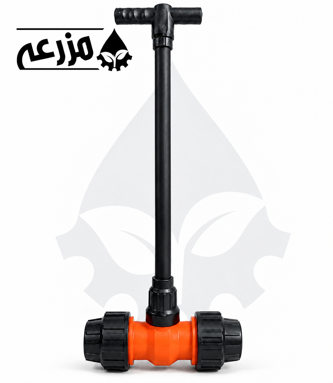 شیر توپی پلیمری دو سر رابط مزرعه   ۶۳* 63 - دسته بلند